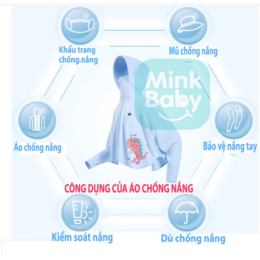ÁO KHOÁC CHỐNG NẮNG MEET SUNNY CHO BÉ