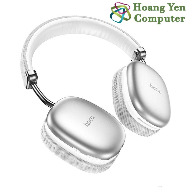 Tai Nghe Chụp Tai Hoco W35 - Pin Siêu Trâu 40h, Bluetooth V5.3, Kiểu Dáng Sang Trọng - BH 1 Năm - Hoangyencomputer