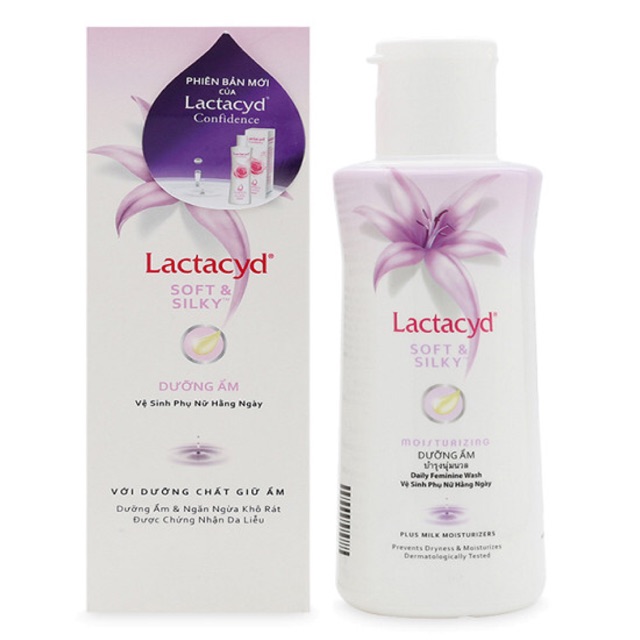 Dung dịch vệ sinh lactacyd soft silky