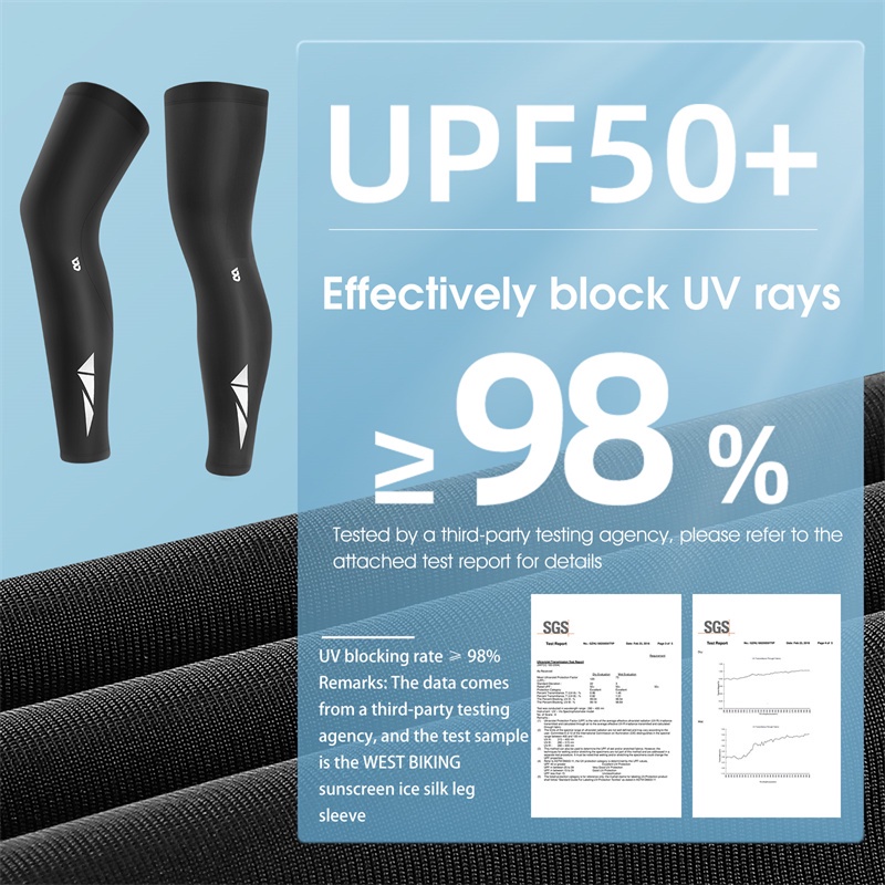 Vớ ống chân WEST BIKING bảo vệ chống tia uv khi chơi thể thao cho nam nữ