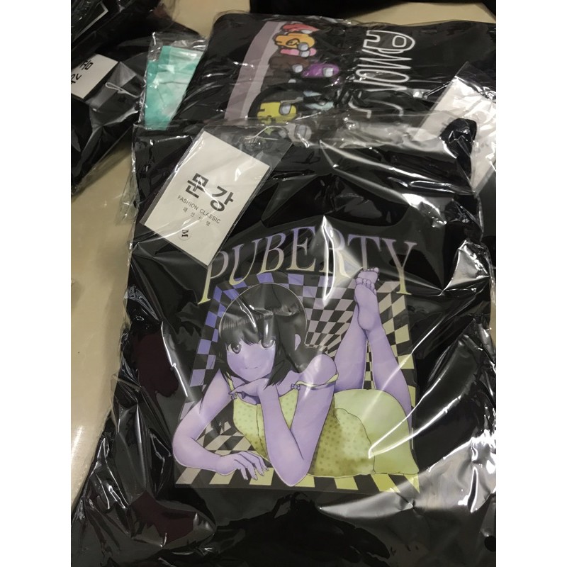 Áo hoodie Pure girl oversize Unisex phong cách Hàn Quốc