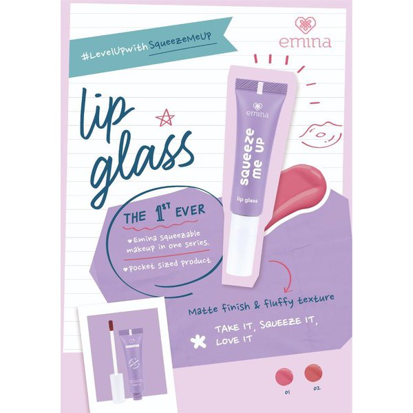 (hàng Mới Về) Son Môi Emina Mềm Mượt Màu Sắc Thời Trang Kính | BigBuy360 - bigbuy360.vn