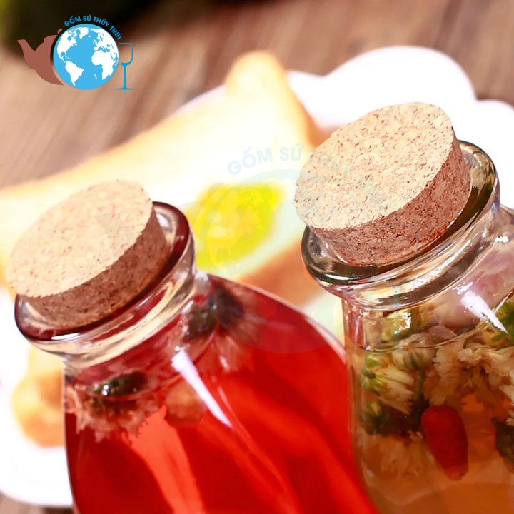 Nút gỗ ép dùng cho chai thuỷ tinh nút gỗ, chai thuỷ tinh nút bần đường kính miệng 3cm