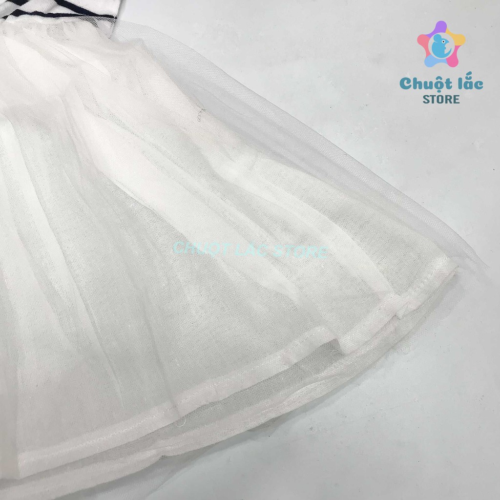 Xả kho váy đầm xòe cao cấp bé gái siêu xinh kiểu hở vai chất cotton 4 chiều cho bé từ 10kg đến 20kg (màu đỏ, đen)