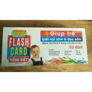 Sách : Flash Card tiếng việt giúp trẻ biết nói sớm và đọc sớm từ đơn
