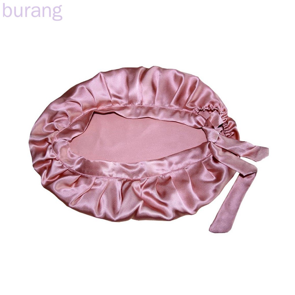 Mũ Trùm Đầu Ngủ Vải Lụa Co Giãn Có Thể Điều Chỉnh Dành Cho Phái Nữ