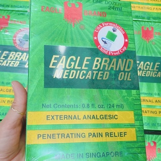 Dầu xanh con ó Dầu xanh 2 nắp 24ml của Mỹ