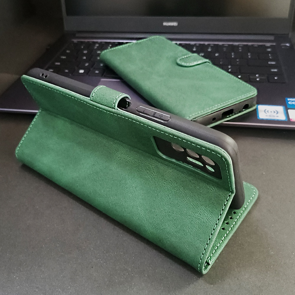 Ốp Điện Thoại Da PU Kiểu Ví Lật Có Đế Cho Tecno Pova 2 Tecno Pova 2 Pova2