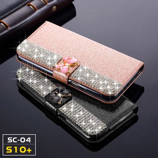 SAMSUNG S10plus - Ốp Bao Da Lấp Lánh dành cho SAMSUNG S10plus