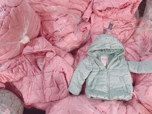 Áo phao ngôi sao bé gái real.kids