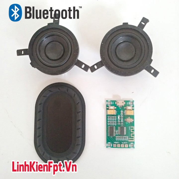 Mạch Thu Bluetooth , Combo Làm Loa Toàn Dải Bluetooth 3W Siêu Chất