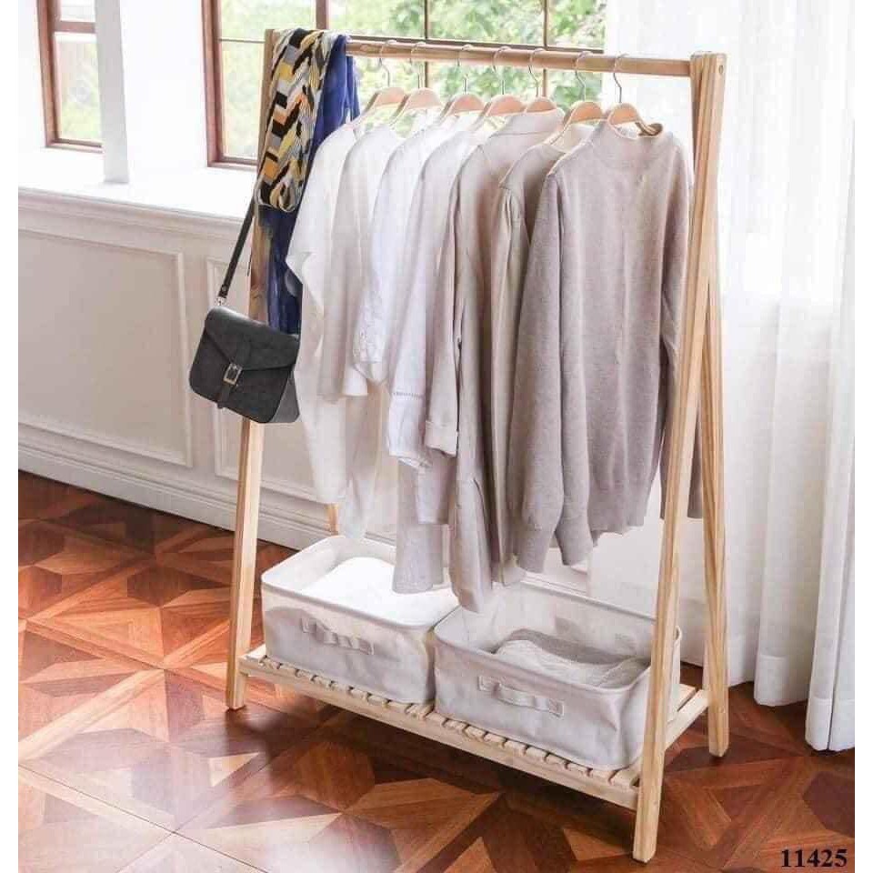 KỆ TREO QUẦN ÁO ĐA NĂNG BẰNG GỖ