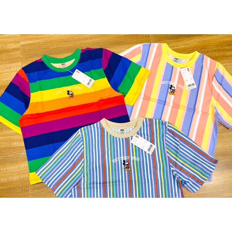 ÁO THUN SỌC LỬNG THÊU MICKEY