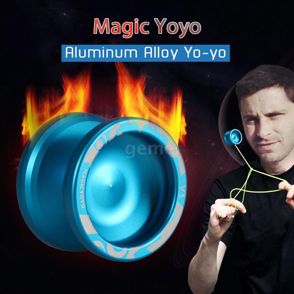 Đồ chơi con quay Magic Yoyo V3 bằng hợp kim nhôm kiểu dáng đẹp mắt dành cho trẻ