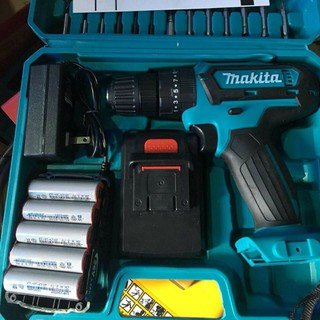 Khoan pin makita 26v loại tốt ( có búa + kèm phụ kiện)