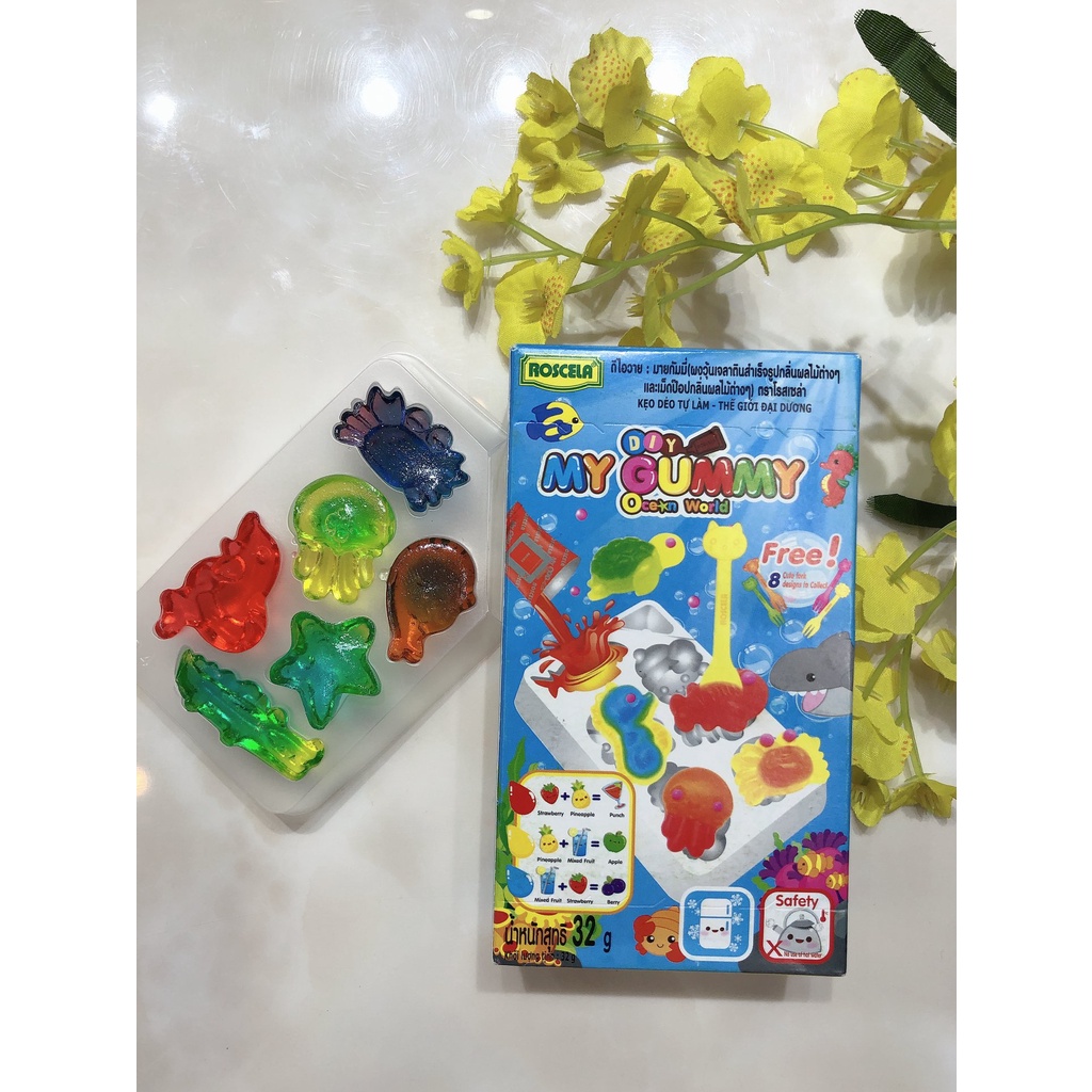 [DEAL 0Đ] Combo Bánh Kẹo Tự Làm DIY Chocopop và Thế Giới Đại Dương - Roscela Thái Lan
