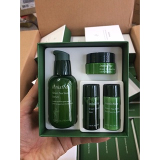 Set dưỡng da trà xanh Innisfree Green Tea Seed Serum Special Set.