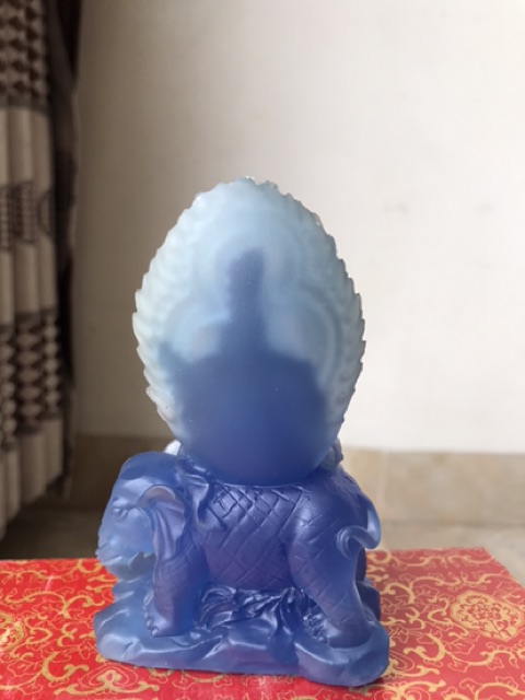 Tượng Phổ Hiền Bồ Tát lưu ly xanh  siêu rẻ