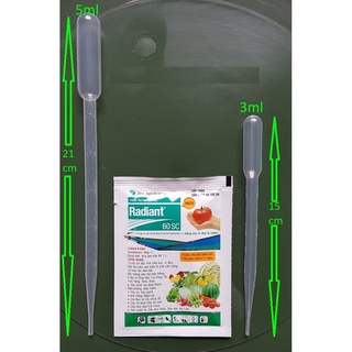 COMBO 2 ống hút 3ml - Ống hút dùng đong đo dung dịch lỏng