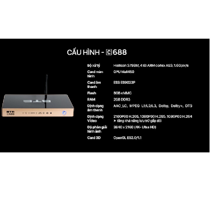 Đầu karaoke BTE C688  Đầu Karaoke Đẳng Cấp Cho Dân Sành Âm Thanh