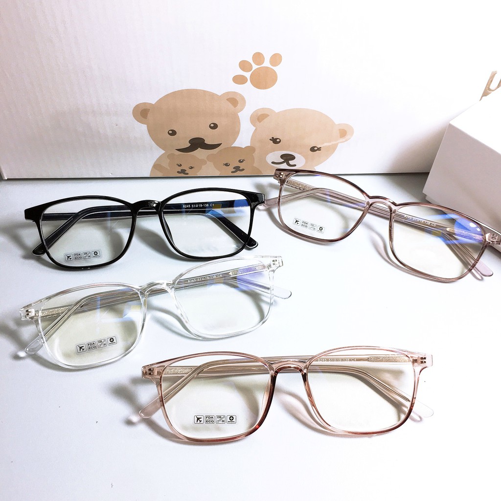 Gọng kính vuông 8245 nhận cắt cận viễn loạn | BigBuy360 - bigbuy360.vn
