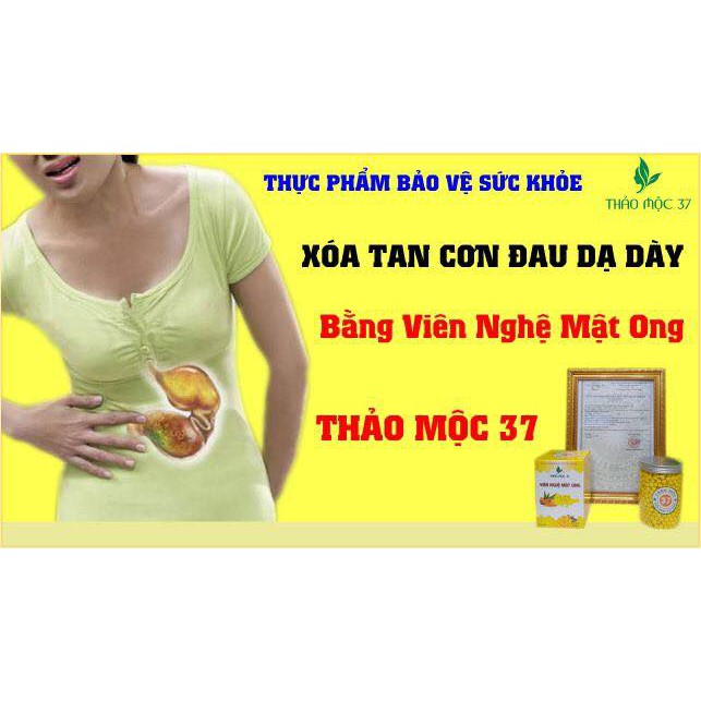 [Tặng kẹo mầm lúa mạch gold 140k] khi mua hũ to viên tinh nghệ mật ong 37 của Thảo Mộc 37