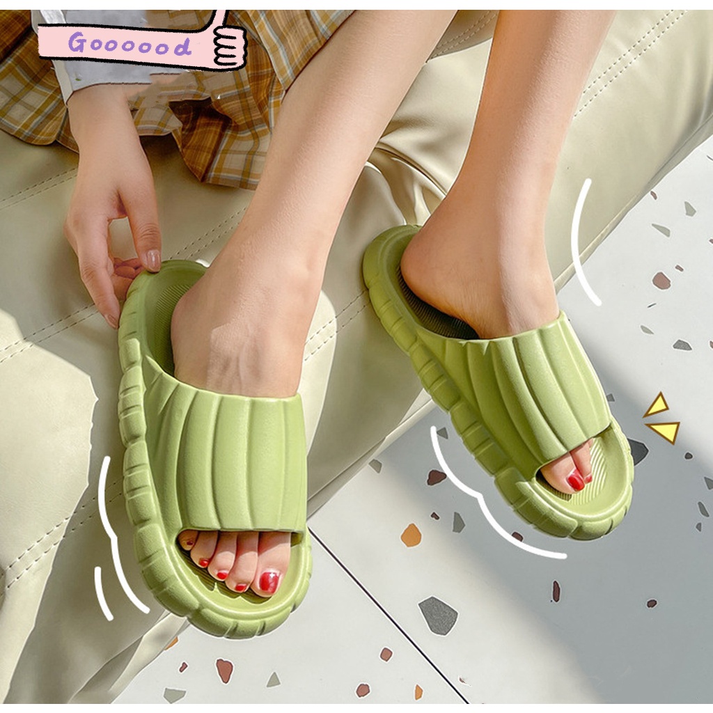 Dép bánh mì pastel thời trang Hàn Quốc cao cấp đi chơi đi trong nhà êm chân chống trượt giá rẻ cho nam nữ