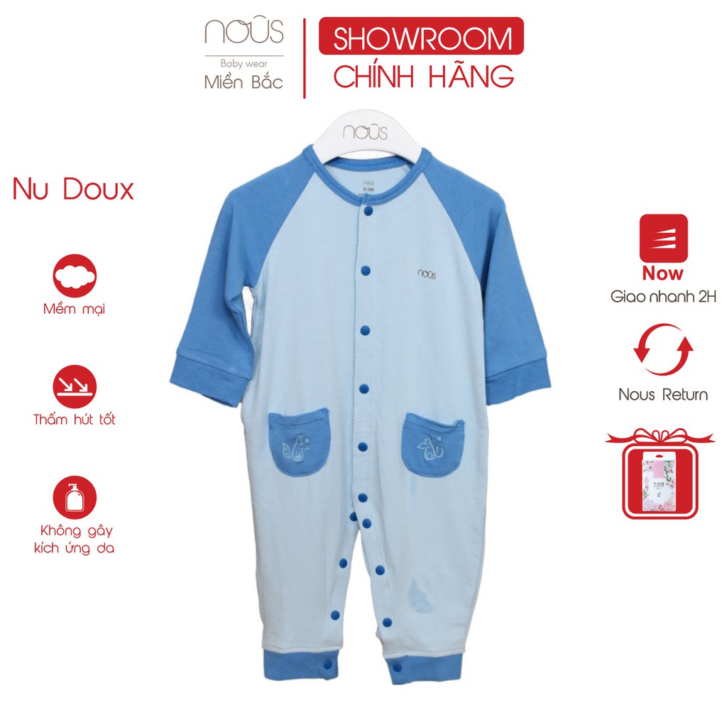 Bộ Body Nous doux không bàn xanh (0-12m)