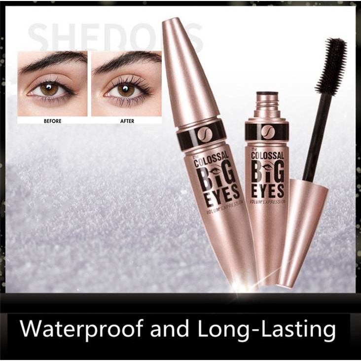 [Hàng mới về] Mascara màu đen chống thấm nước lâu trôi không nhòe làm mi cong đơn giản hiệu quả cao | BigBuy360 - bigbuy360.vn