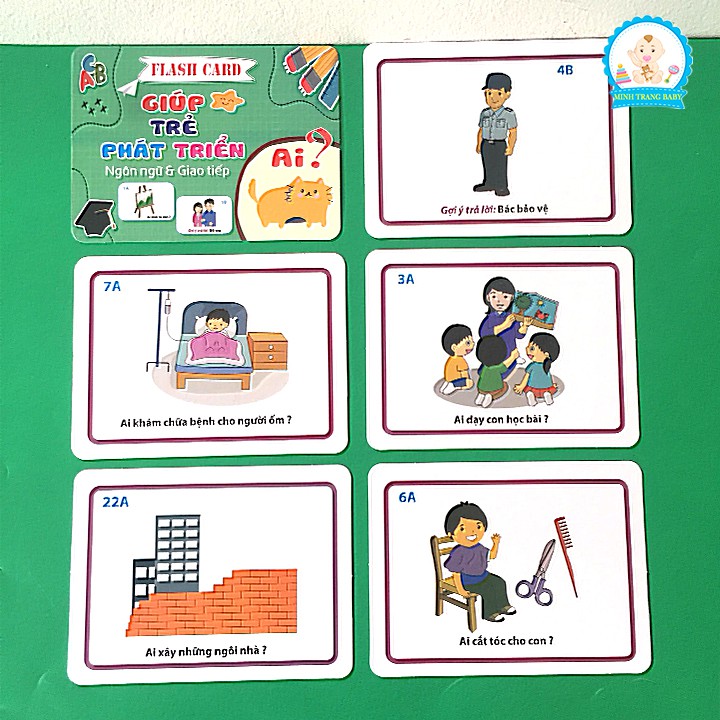 Bộ Thẻ Học 300 Câu Hỏi - Trả Lời Cho Bé Phát triển Tư Duy