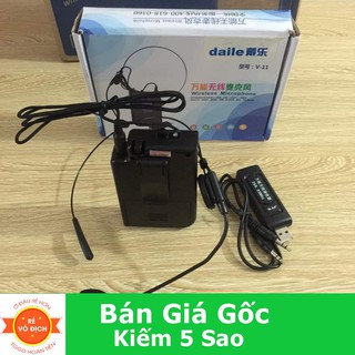 [HCM] Mic trợ giảng 2 kiểu Jack cắm không dây dùng loa vi tính, Ampli dạy học sinh, giảng viên BP10072