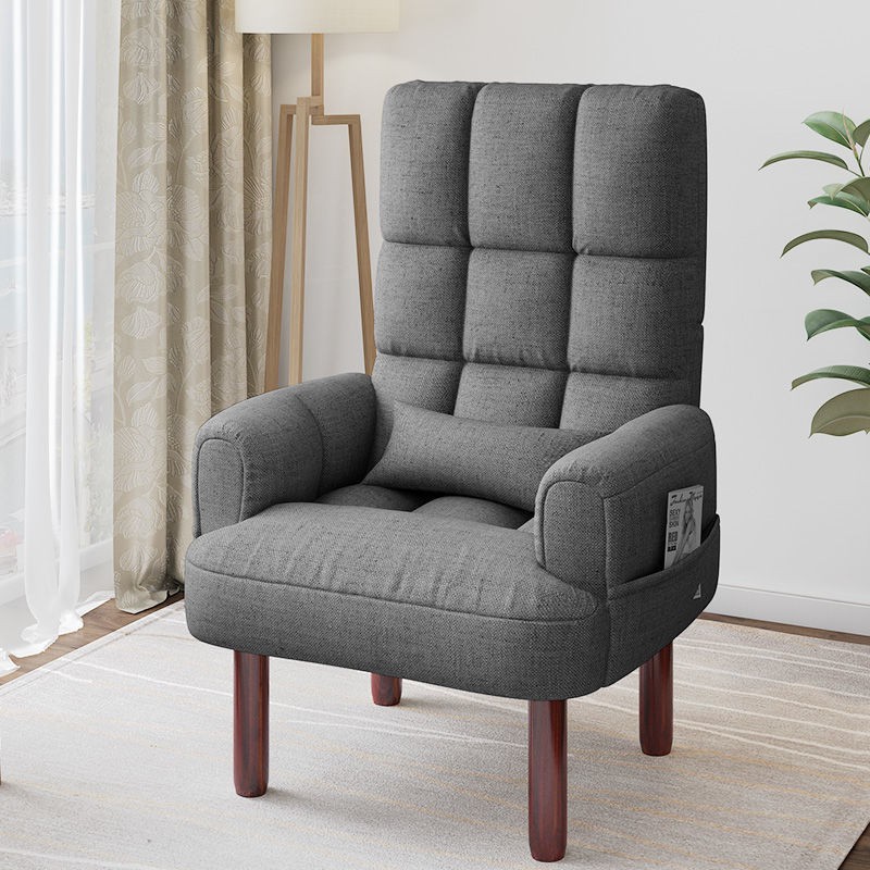 Rẻ và đẹp۩Ghế sofa lười phòng khách cho con bú nghỉ trưa gấp ngả lưng vải đơn ngủ máy tính chơi game