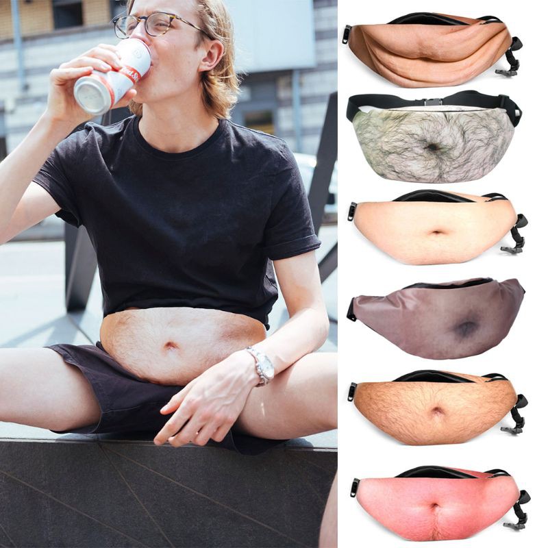 Túi bao tử tạo hình bụng bia vui nhộn chất lượng cao cho nam và nữ