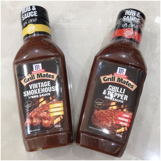 Nước xốt thịt nướng BBQ, Grill mates - Grill mates Brown Sugar - Grill mates smokehouse - Grill mate