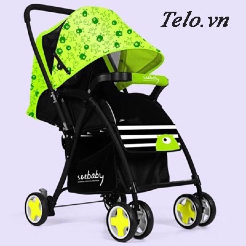 Xe đẩy trẻ em seebaby 2 chiều