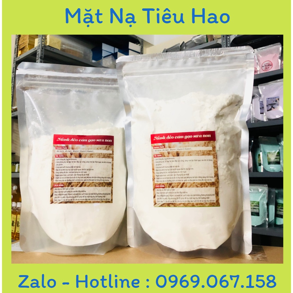 Bột đắp mặt nạ Sữa Non collagen handmade 1kg