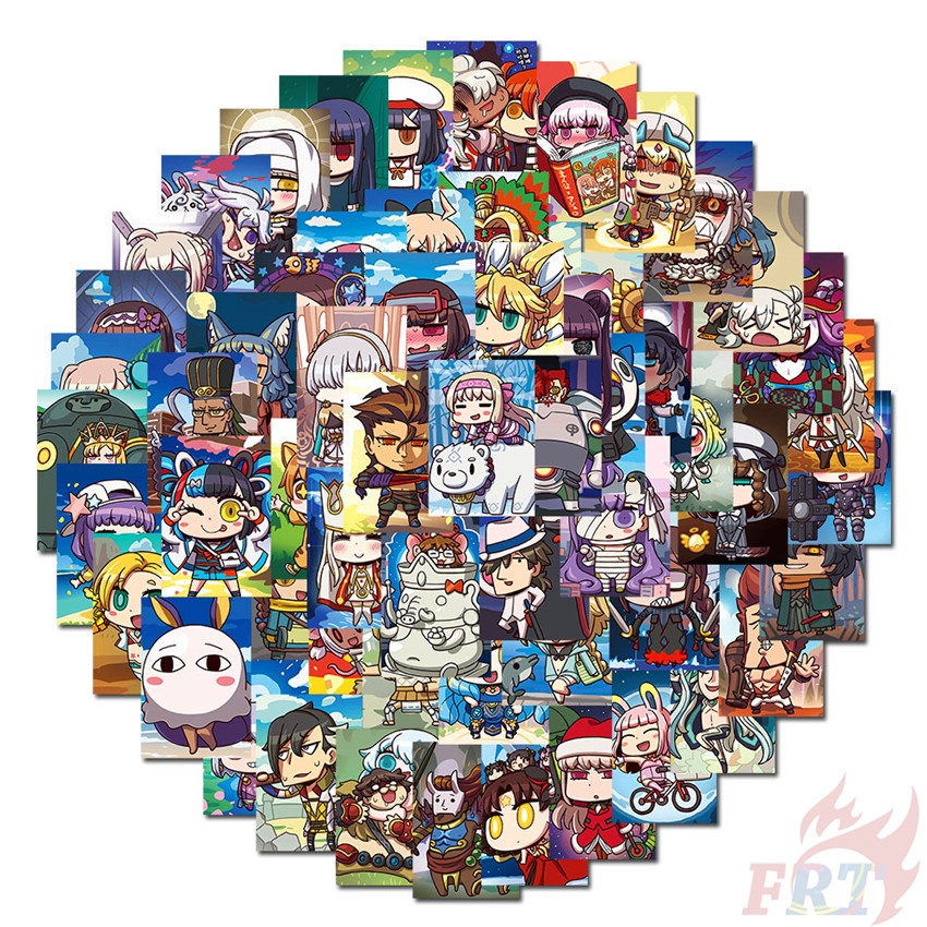 Bộ 60 miếng sticker hoạt hình Fate / Stay Night series 02 q chống nước thời trang DIY