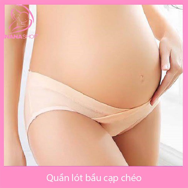 Quần lót bà bầu cạp chéo freesize