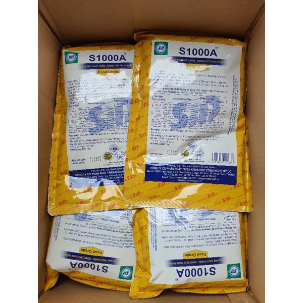 S1000A PHỤ GIA DAI GIÒN CHẢ LỤA THAY THẾ HÀN THE , ĐƯỢC CẤP PHÉP CỦA BỘ Y TẾ