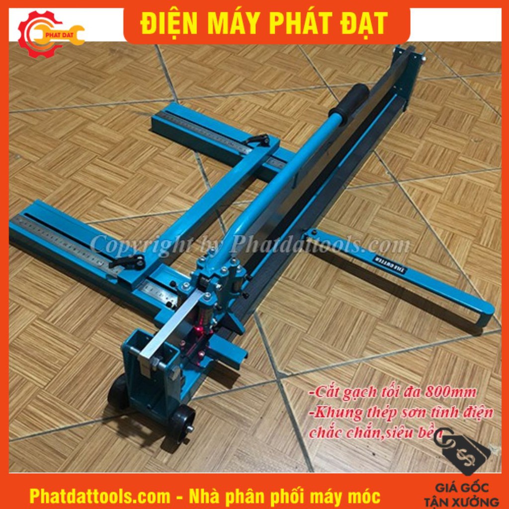 Máy cắt gạch tay đẩy TOPWAY 800 - khung sắt