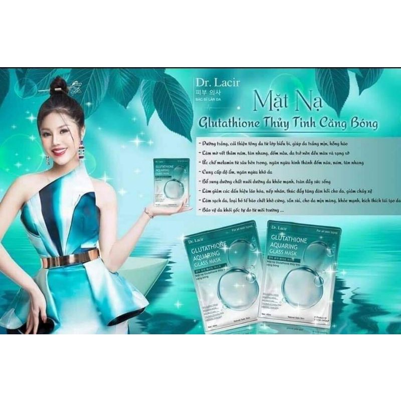 Mặt nạ thủy tinh DR.Lacir hộp 6miếng