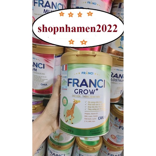 Sữa Franci Grow+ 850g