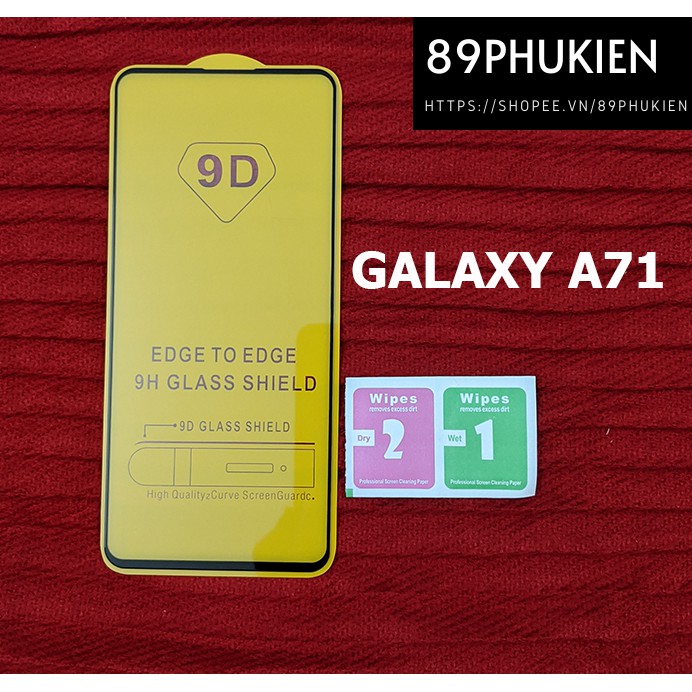 Dán cường lực phủ màn hình Galaxy A71