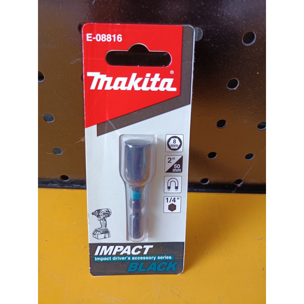 Đầu tuýp vặn ốc Impact Black 6.0mm 10mm 13mm Makita E-08800 E-08816 E-08822 E-08838 - Hàng chính hãng