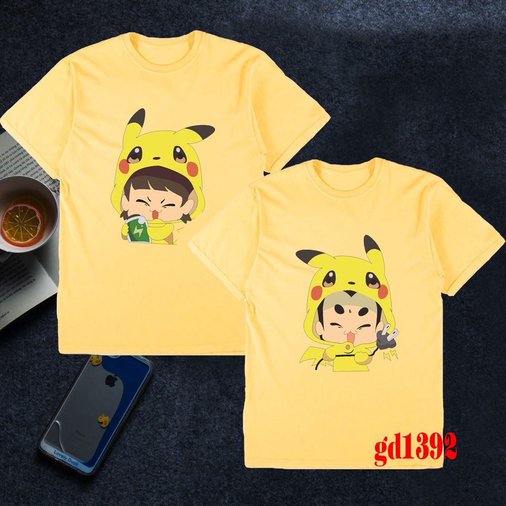 set đồ đôi áo thun cặp nam nữ xinh xắn kute