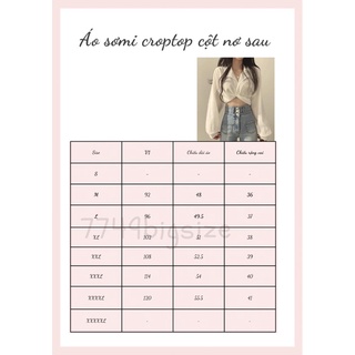 🌸 𝑨́𝒐 𝒔𝒐̛𝒎𝒊 𝒄𝒓𝒐𝒑𝒕𝒐𝒑 𝒄𝒐̣̂𝒕 𝒏𝒐̛ 𝒔𝒂𝒖🌸 có bigsize