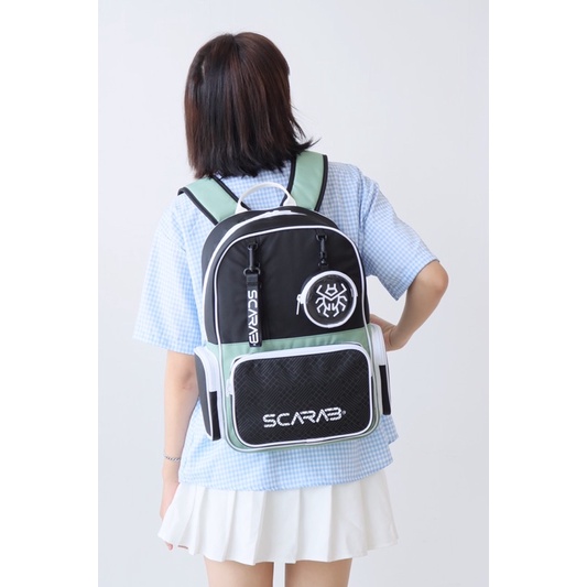 Balo Đi Học SCARAB - DANGLING™ Backpack Xanh Mint