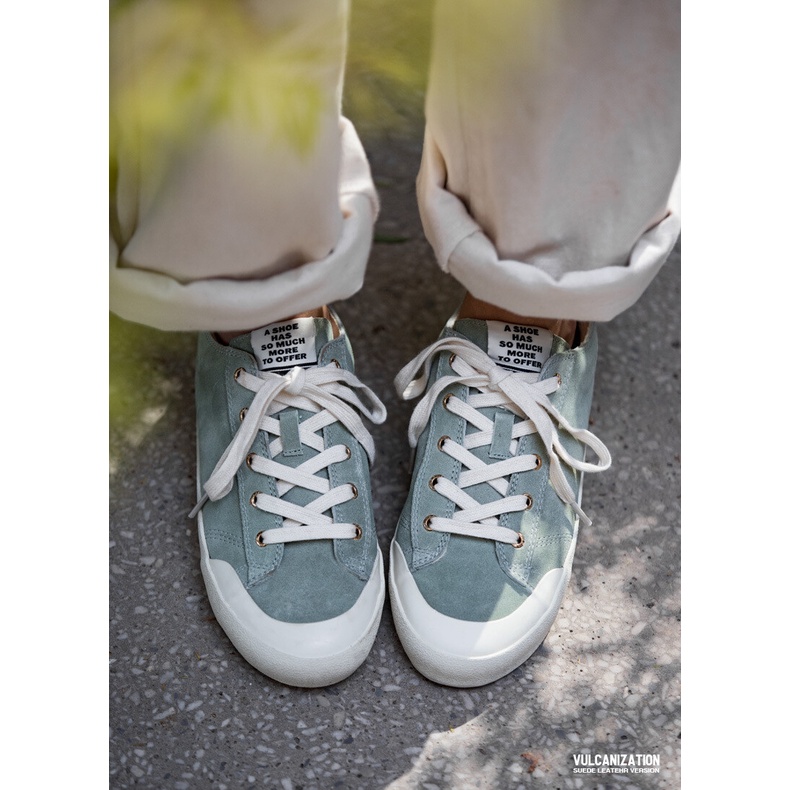 Giày thể thao MADEN da lộn cổ thấp thời trang cho nam