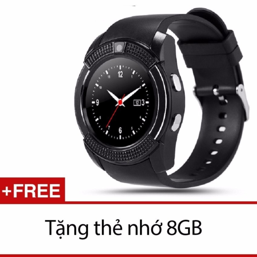 Đồng Hồ Thông Minh Lắp Sim độc Lập Kiểu Dáng Thể Thao V8 Sport tặng kèm thẻ nhớ 8g