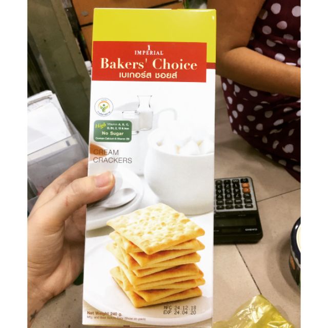 Bánh không đường ăn Kiêng Backers' Choice Vị Lúa Mạch Thái Lan